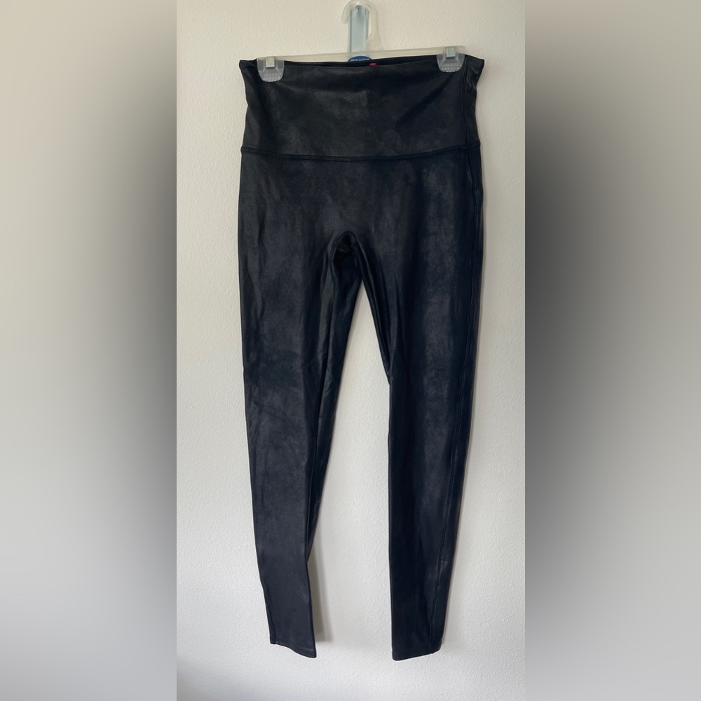 Spanx Faux Leather Leggings - Size XL